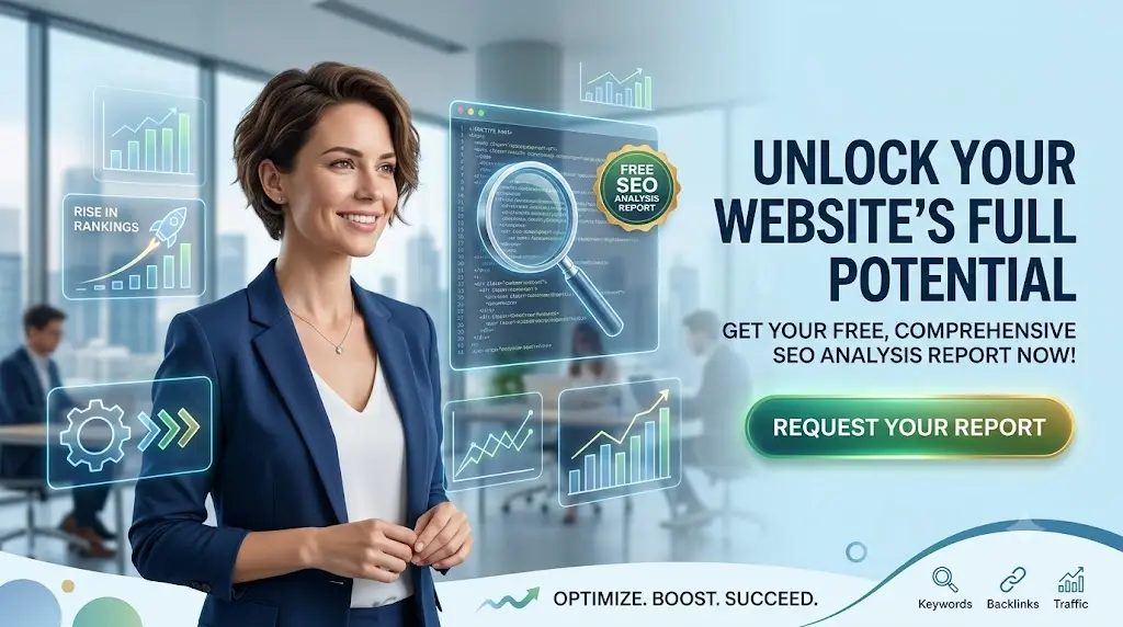 Free SEO Analysis Report — find out what is holding your website back in Google search